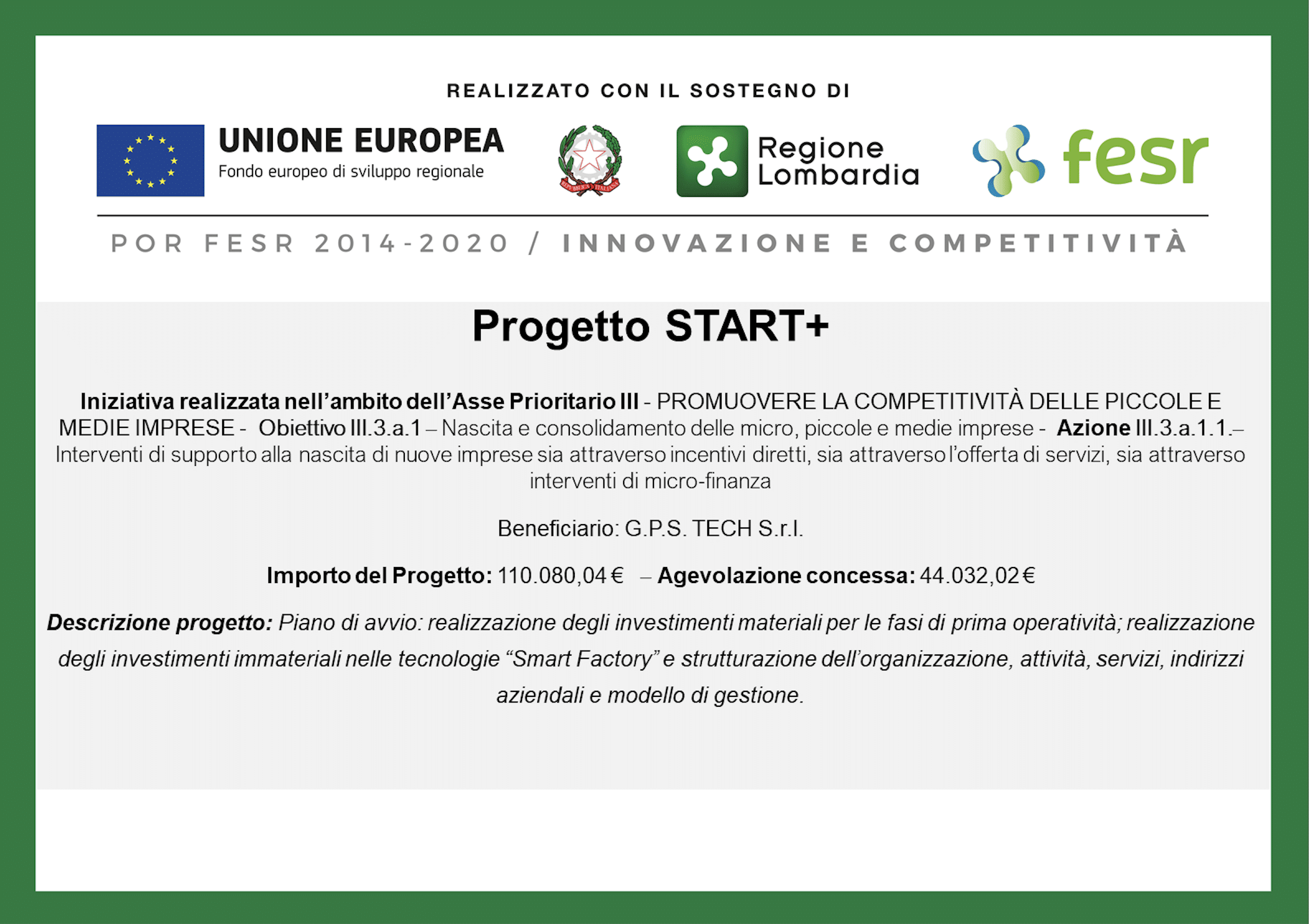 Progetto Start+